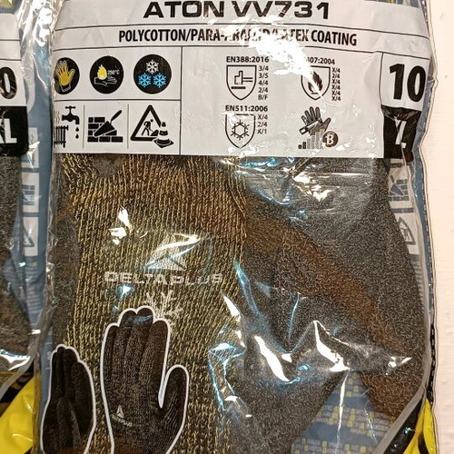 Aton VV731 Deltaplus knitted gloves cotton/polyester/para-aramid two pieces new