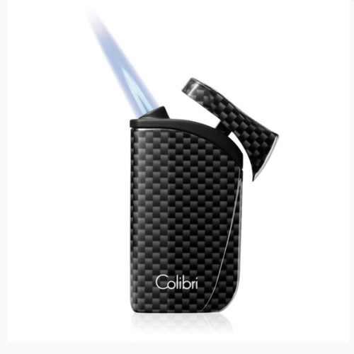 Colibri Falcon carbon lighter like new with metal body