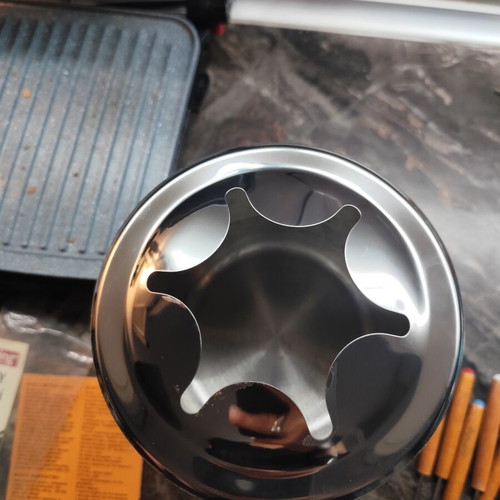 Cheese and chocolate fondue set like new with recipes