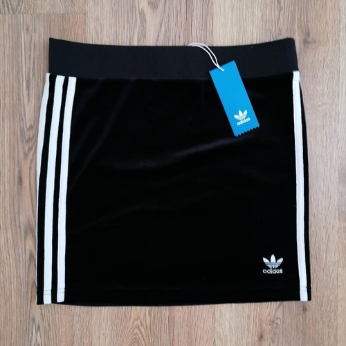 Adidas velvet black skirt brand new