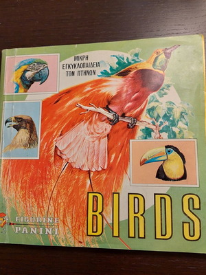Panini Birds Album used, rare 80s collectible