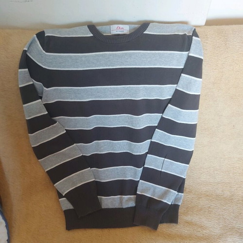 Men's cotton striped S.Oliver shirt like new