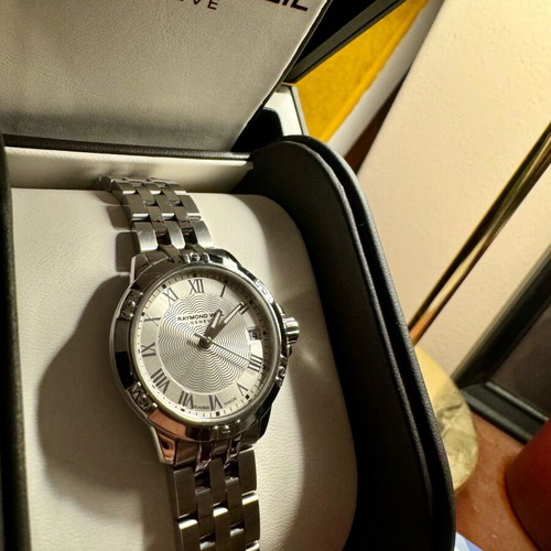 Raymond Weil Tango silver stainless steel watch like new