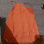 Orange tank top like new
