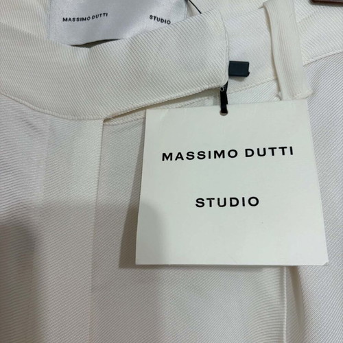 Massimo Dutti Studio white pants new with tags