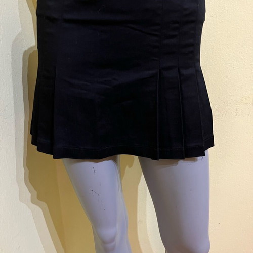 Saxo mini pleated skirt black XS like new