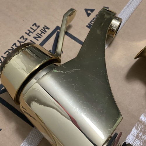 Ib-rubinetterie vintage sink faucet like new, brass