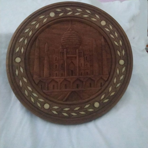 Wooden carved wall decoration