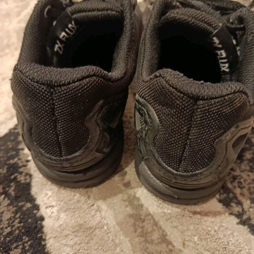 Adidas Torsion ZX Flux athletic shoes like new, size 38.5, black, unisex