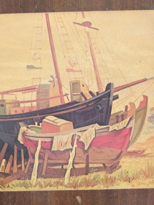 Καδράκι με ανατυπωμένο πίνακα ζωγραφικής του Αγήνορα Αστεριάδη