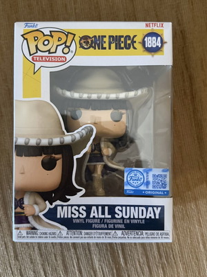 Funko POP! One Piece Miss All Sunday Vinyl Figure new