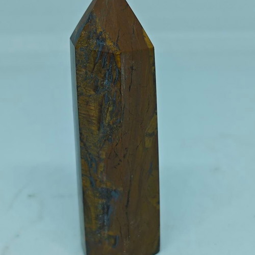 Tiger Iron crystal tower shaped like new 8 cm