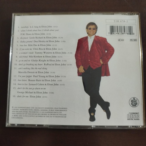 Elton John Duets CD like new, 1993 French edition