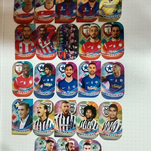 Super League 2017 - 2018 Carousel single tags used, set of 23