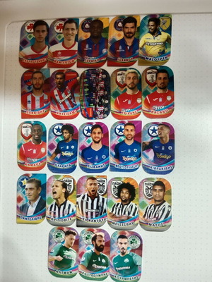 Super League 2017 - 2018 Carousel single tags used, set of 23