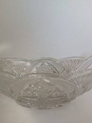 Fruit bowl with designs new, dimensions 32 x 12 x 17 cm