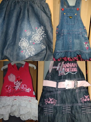 Baby dresses used, sizes 18 to 36 months