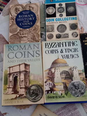 Coin Collecting Books used, pack of 5 classic numismatic titles