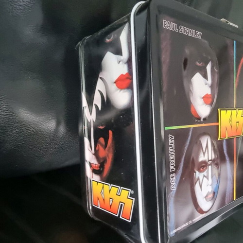 KISS Solo Faces lunchbox like new with thermos