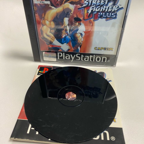 Street Fighter EX 2 Plus PlayStation PS1 game used, English, complete