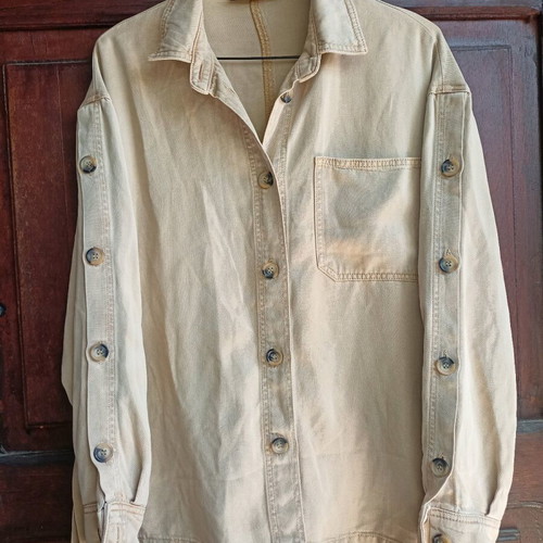 Claudia Strater shirt like new, size M, beige and brown