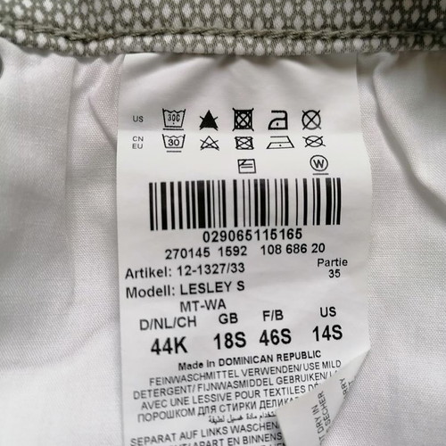 Brax Raphaela Slim Women's Crop Pants XXL New