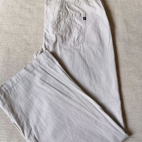 S.Oliver women's linen pants XXL new, ecru color