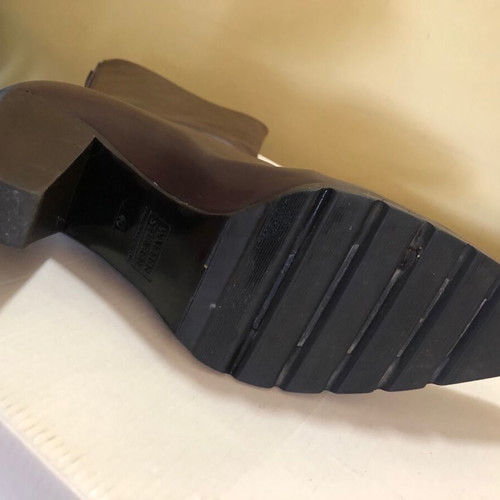 Walter Steiger brown leather boots used, size 40