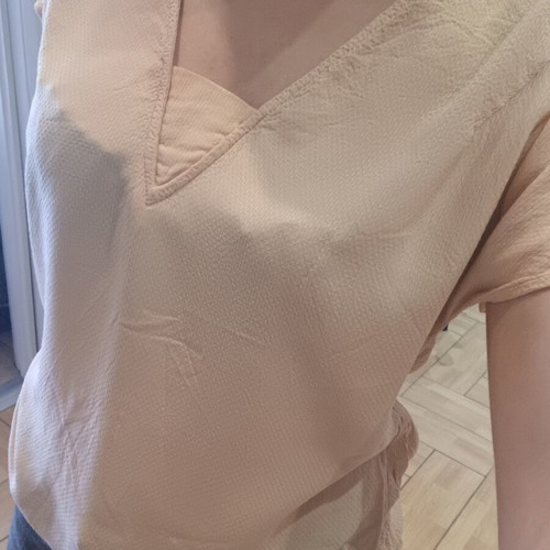 S.Oliver short-sleeve blouse new, comfortable fit for small and medium