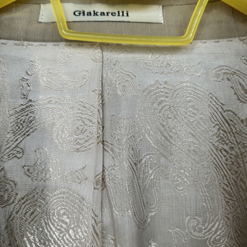 Beige Giakarelli Men's Suit Size 44 Like New