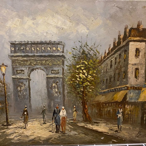 Old painting used with signature
