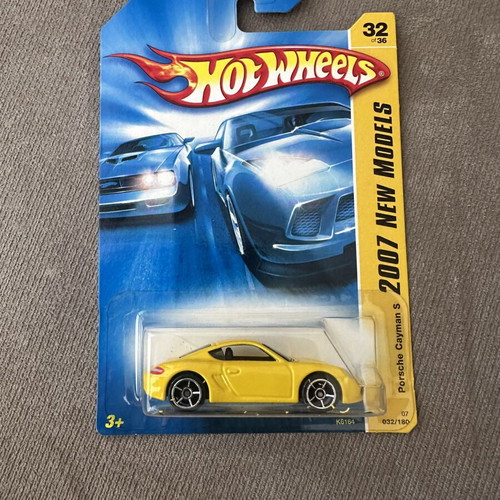 Hot Wheels Porsche Cayman S 2007 yellow new