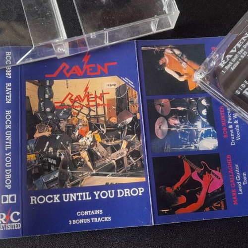 Raven Rock Until You Drop cassette tape like new, metal