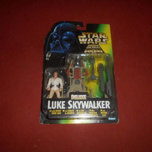 Star Wars Deluxe Luke Skywalker figure new sealed 1996 Kenner