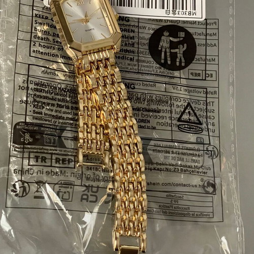 Luxury women's watch gold color new