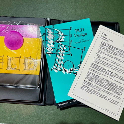 PLDshell Programmable Login Design Shell like new with 5.25 floppy disk
