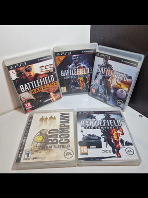 Battlefield πακέτο PS3 σαν καινούργιο, 5 τίτλοι