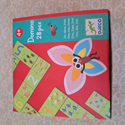 Domino for children 4+ by Djeco, new