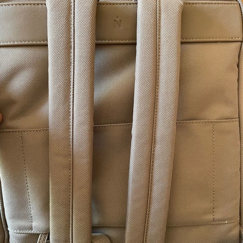 Norton backpack bag new, beige and gray