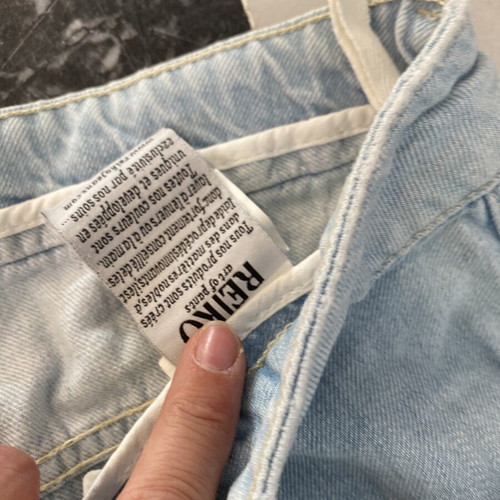 Reiko blue jeans used, soft denim