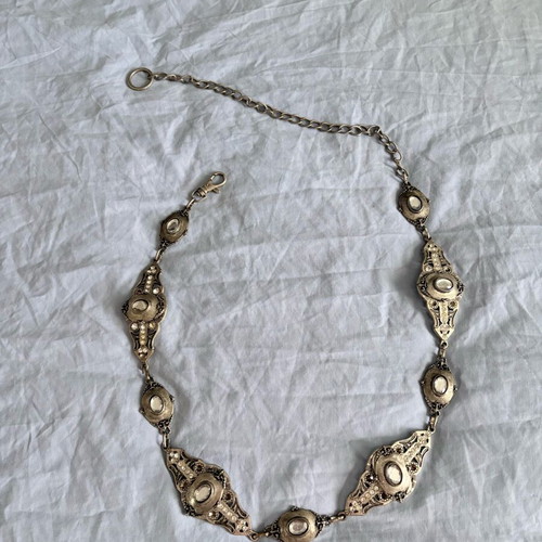 Metal belt used, size 105