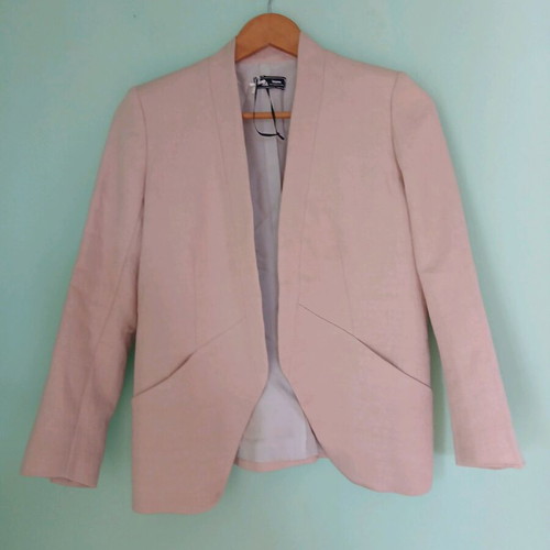 Sinequanone jacket size 38 like new, pastel pink