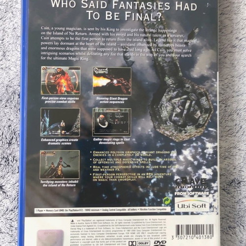 Eternal Ring PS2 used, PlayStation 2
