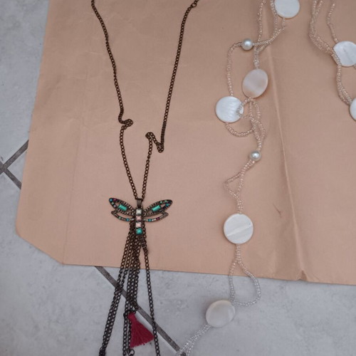 Necklaces used, multicolored, sold separately