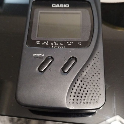 Casio portable pocket TV used for analog signal