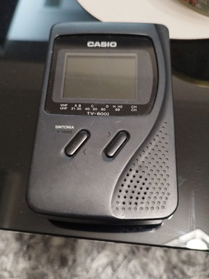 Casio portable pocket TV used for analog signal