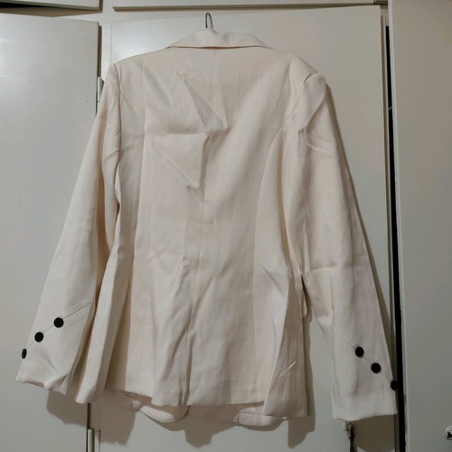 Ecru Oversized Blazer New XS