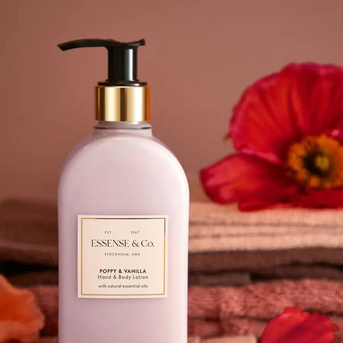 Essense&Co. Poppy & Vanilla Hand & Body Lotion 300ml new