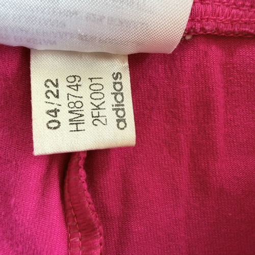 Adidas girls' sports leggings like new, pink, size 164 cm