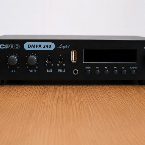 AMC PRO DMPA 240 Light professional amplifier mixer 240W like new
